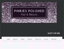 Tablet Screenshot of pinkiespolished.com